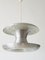Lámpara colgante escandinava de acero cepillado, años 60, Imagen 6