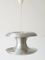 Lámpara colgante escandinava de acero cepillado, años 60, Imagen 2