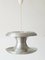 Scandinavian Brushed Steel Pendant, 1960s 2