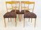 Scandinavian Beech Chairs, 1960s, Set of 4 3