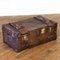 Vintage Brown Luggage Trunk, 1930s 13