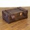 Vintage Brown Luggage Trunk, 1930s 14