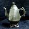 Antike viktorianische Britannia Teekanne aus Metall 4