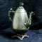 Antique Victorian Britannia Metal Teapot, Image 1