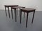 Danish Rosewood Nesting Tables, 1960s, Set of 3 12