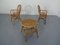 Italienische Stühle und Tisch aus Bambus, 1950er, 3er Set 26