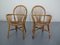 Italian Bamboo Armchairs & Table, 1950s, Set of 3 14