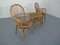 Butacas italianas de bambú y mesa, años 50. Juego de 3, Imagen 24