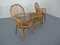 Italian Bamboo Armchairs & Table, 1950s, Set of 3 24