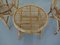 Butacas italianas de bambú y mesa, años 50. Juego de 3, Imagen 7
