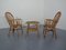 Italian Bamboo Armchairs & Table, 1950s, Set of 3 19