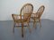 Italienische Stühle und Tisch aus Bambus, 1950er, 3er Set 29