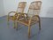 Mid-Century Italian Armchairs and Glass Table, 1950s, Set of 3 6