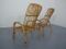 Fauteuils Mid-Century en Bambou et Table en Verre, Italie, 1950s, Set de 3 8