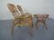 Mid-Century Italian Armchairs and Glass Table, 1950s, Set of 3, Image 3
