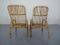 Mid-Century Italian Armchairs and Glass Table, 1950s, Set of 3 9