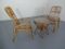 Mid-Century Italian Armchairs and Glass Table, 1950s, Set of 3, Image 2