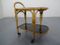 Italian Bamboo Serving Bar Cart, 1950s 2