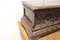 Portagioie antico in legno di noce intagliato, inizio XIX secolo, Immagine 3