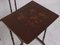 Antique Nesting Tables with Flower Motif 11