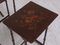 Antique Nesting Tables with Flower Motif 6