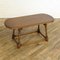 Oval Vintage Oak Coffee Table 6