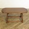 Oval Vintage Oak Coffee Table 1