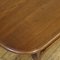Tavolino da caffè ovale vintage in quercia, Immagine 4