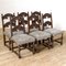 Derbyshire Style Oak Chairs, 1920s, Set of 6 2
