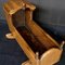 Vintage Oak Cradle, 1940s, Image 4