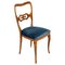 Vintage Velvet Dining Chairs, 1940s, Set of 6, Image 3