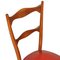 Vintage Beistellstühle aus Leder, 1940er, 2er Set 5
