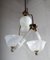 Reticello Murano Glass Ceiling Lamp by Ercole Barovier, 1940s 1