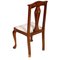 Italian Baroque Chippendale Style Walnut Chairs, 1920s, Set of 6 2