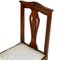 Italian Baroque Chippendale Style Walnut Chairs, 1920s, Set of 6, Image 5