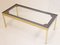 Vintage Aluminum, Gold, & Glass Coffee Table with Stars, 1960s 10