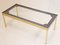 Vintage Couchtisch aus Aluminium, Gold & Glas mit Sternen, 1960er 10