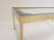 Vintage Aluminum, Gold, & Glass Coffee Table with Stars, 1960s, Image 7