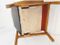 Scandinavian Beech & Imitation Leather Armchair, 1960s 4