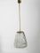 Lámpara colgante Mid-Century de vidrio de Rupert Nikoll, años 50, Imagen 1