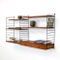 Vintage Teak Veneer Wall Unit by Katja & Nisse Strinning for String 6