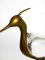 Mid-Century Vogel aus Messing & Glas von Luca Bojola für Licio Zanetti 7