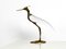 Mid-Century Vogel aus Messing & Glas von Luca Bojola für Licio Zanetti 2