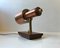 Danish Modern Copper, Brass & Teak Wall Light from E. S. Horn, 1960s 3