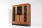 Art Deco Haagse School Oak and Beveled Glass Bookcase, 1920s, Image 8