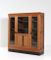 Art Deco Haagse School Oak and Beveled Glass Bookcase, 1920s 10