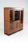 Art Deco Haagse School Oak and Beveled Glass Bookcase, 1920s 6