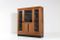 Art Deco Haagse School Oak and Beveled Glass Bookcase, 1920s, Image 1