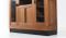 Art Deco Haagse School Oak and Beveled Glass Bookcase, 1920s, Image 3