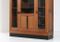 Art Deco Haagse School Oak and Beveled Glass Bookcase, 1920s 4